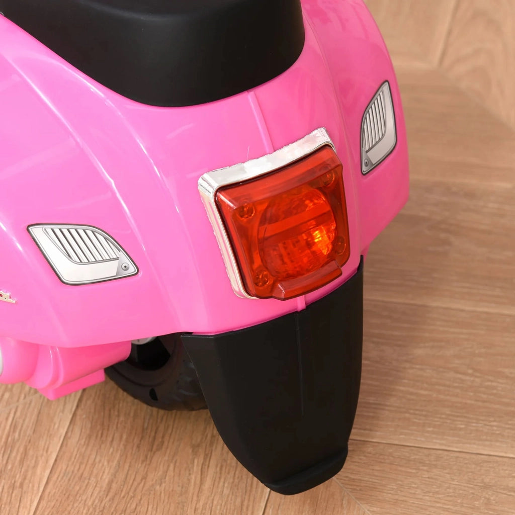 Scooter Elettrico per Bambini Licenza Ufficiale Piaggio Vespa Small 7,2V 2,5Ah Rosa