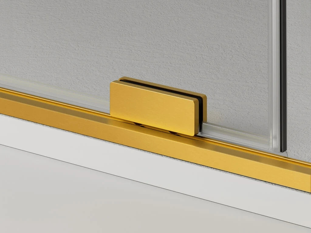 Box doccia angolare KENNA fisso + scorrevole + laterale fisso 100x90 cm (95-100/87-89) cromo lucido vetro trasparente