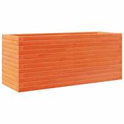 Fioriera | Cassetta per fiori | Vaso Giardino 110x40x45,5cm Legno Massello Pino