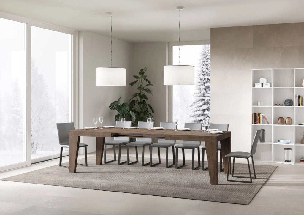 Tavolo Allungabile 180-284x90x77 cm Naxy Noce