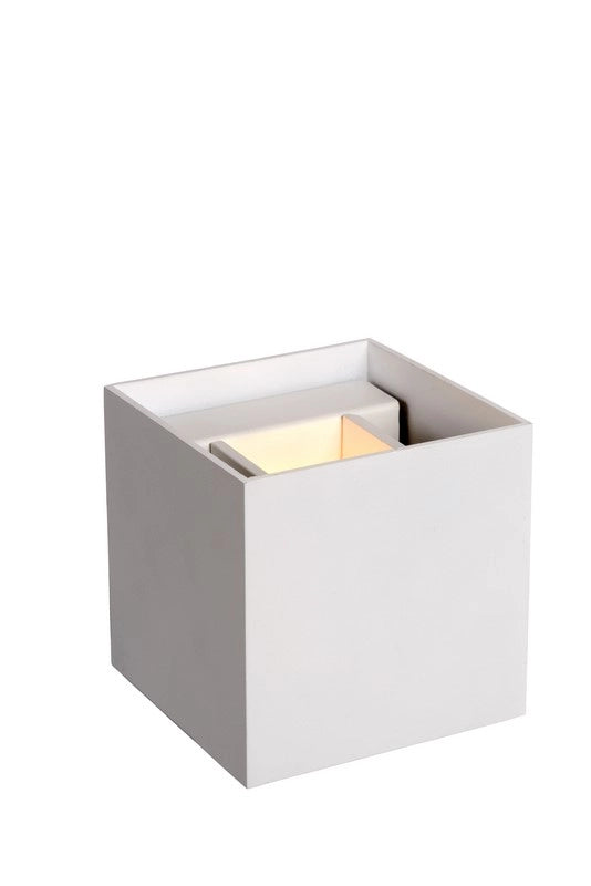 Applique Lucide XIO bianca in alluminio G9 LED 4W 2700K