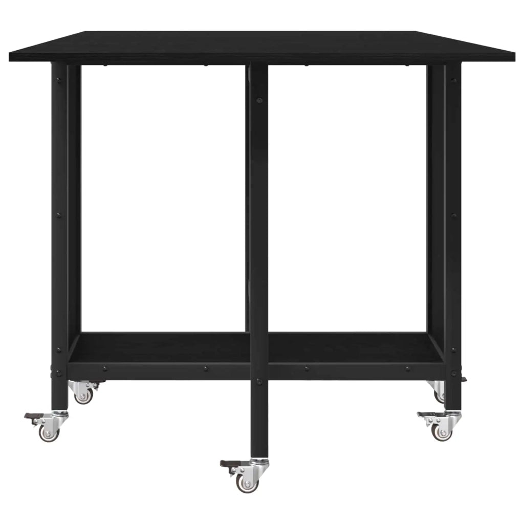 Tavolo da pranzo pieghevole con ruote 130 x 80 x 76,5 cm 8006043