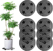 Supporto per piante - 8 pezzi - 20 cm circolare - Plastica - Per Interno e Esterno