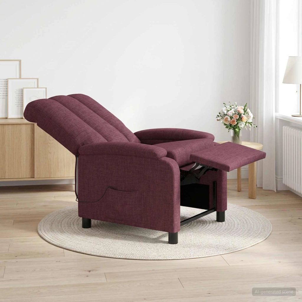 Poltrona Massaggiante Viola Tessuto 42034980