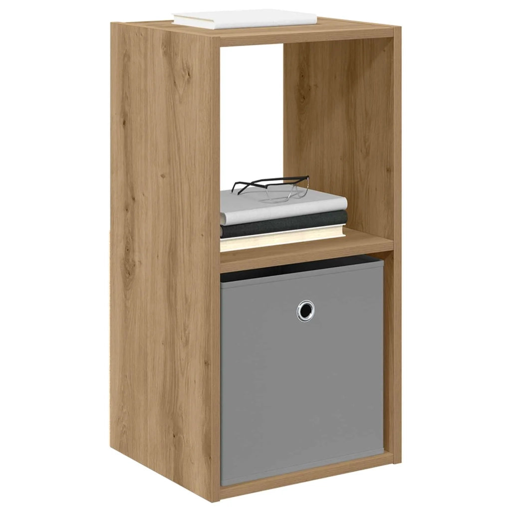 Set di 2 Comodini | Armadio da Notte | Mobiletto da notte Rovere artigianale 35 x 32 x 68,5 cm
