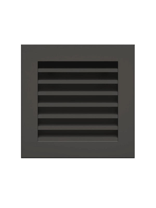 Griglia di ventilazione per camino Nera- Hide 17x17