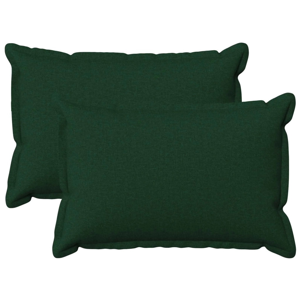 Cuscino con cuscino HOUTEN 2 pz Verde Scuro Lino 935641