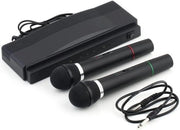 Set di 2 microfoni wireless con ricevitore - kit karaoke professionale