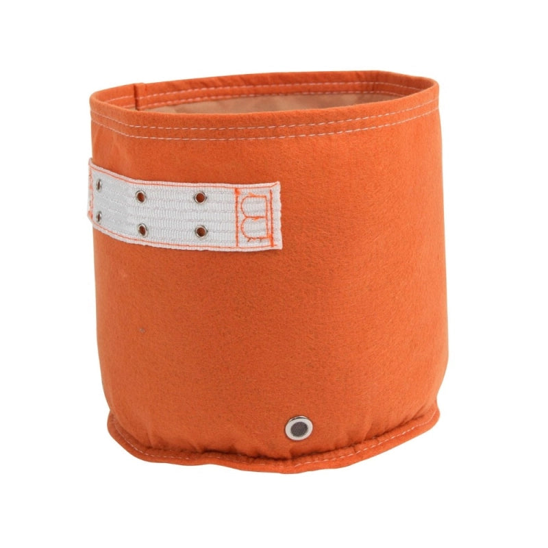 Vaso in Tessuto BloemBagz da 19 litri, con forma cilindrica, colore Arancione