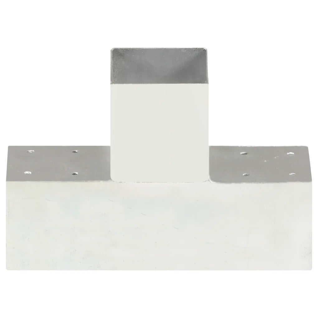 Connettore per Pali a Forma di T in Metallo Zincato 91x91 mm 145471