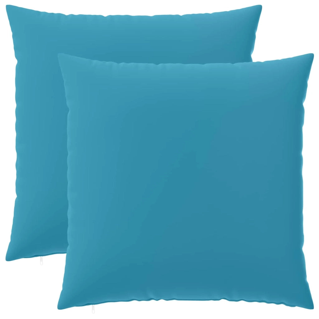 Cuscino 2 pz HEERLEN Azzurro 70 x 70 cm Poliestere 928423