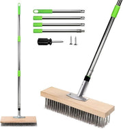 25 cm rastrello in acciaio - Rastrello robusto in acciaio per la rimozione di muschio - Rimozione di alghe e muschio per strade, cortili, muri e giardini