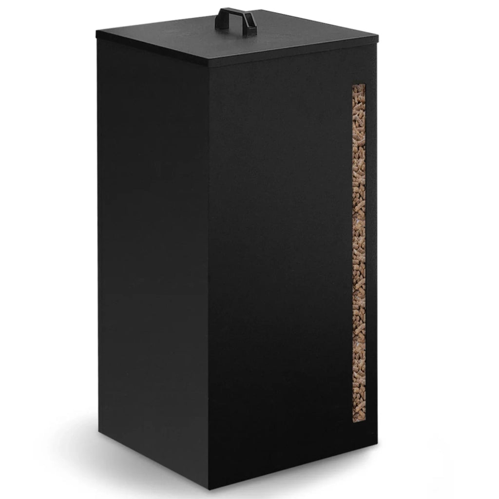 IDMarket - Depósito de pellets 30KG 35 x 35 x 52 cm