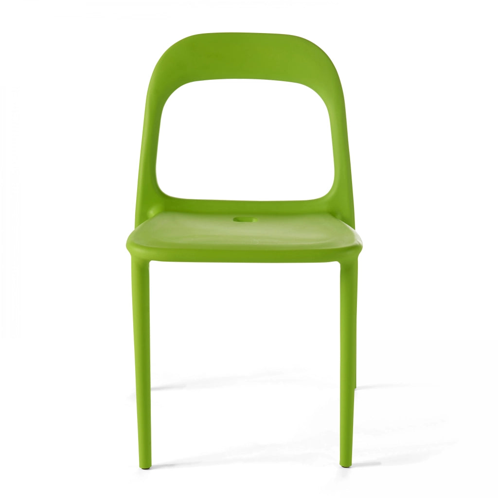 Oviala - Sedia da giardino in plastica verde