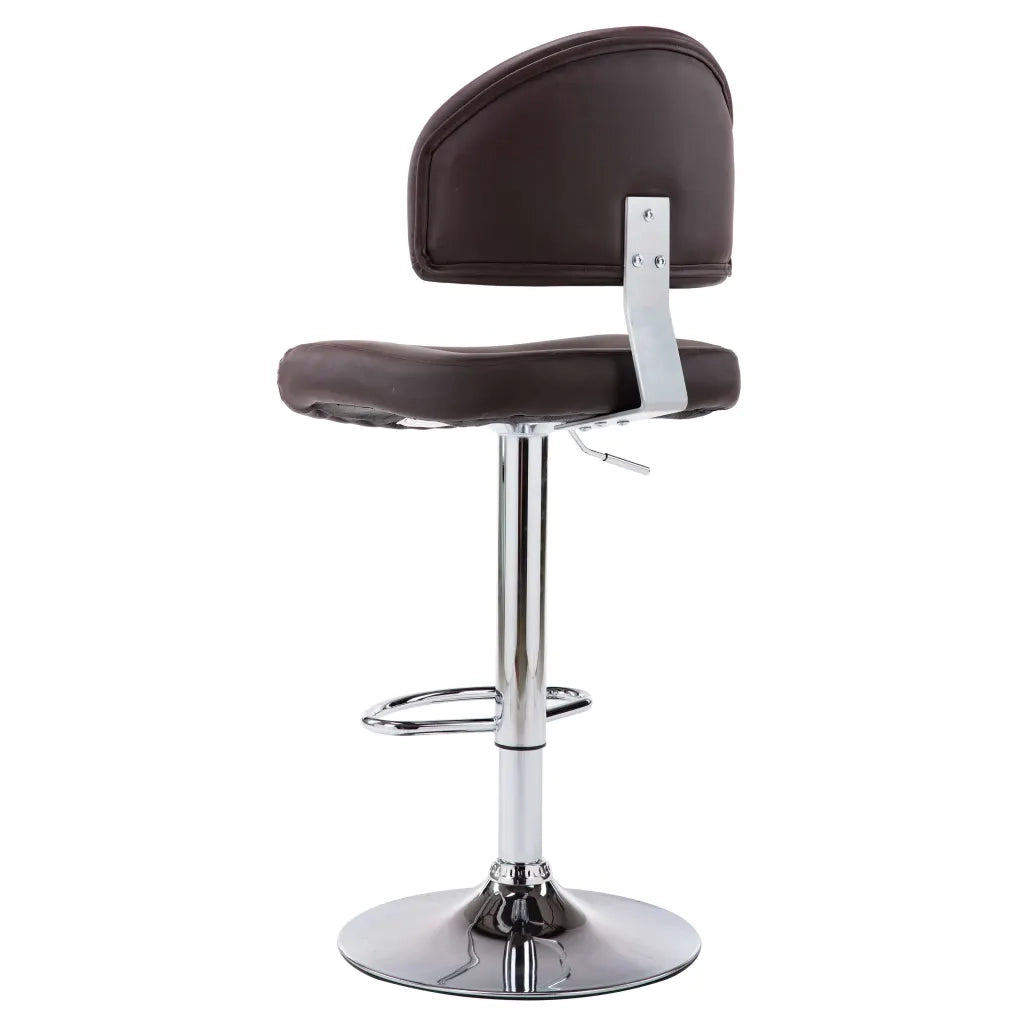 Sgabello da Bar Marrone in Similpelle 249652