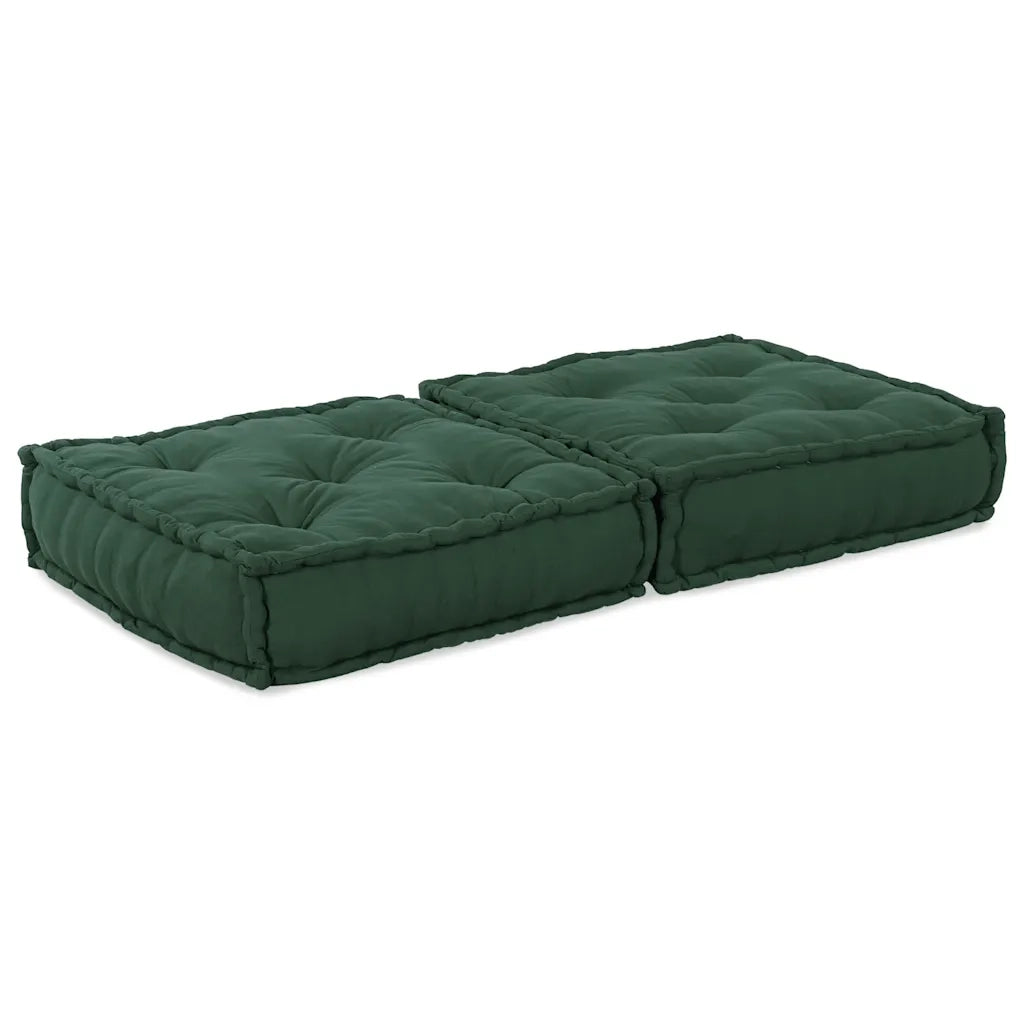 Divano | Divano da soggiorno | Sofa Componibile Verde 70x70x36 in Tessuto