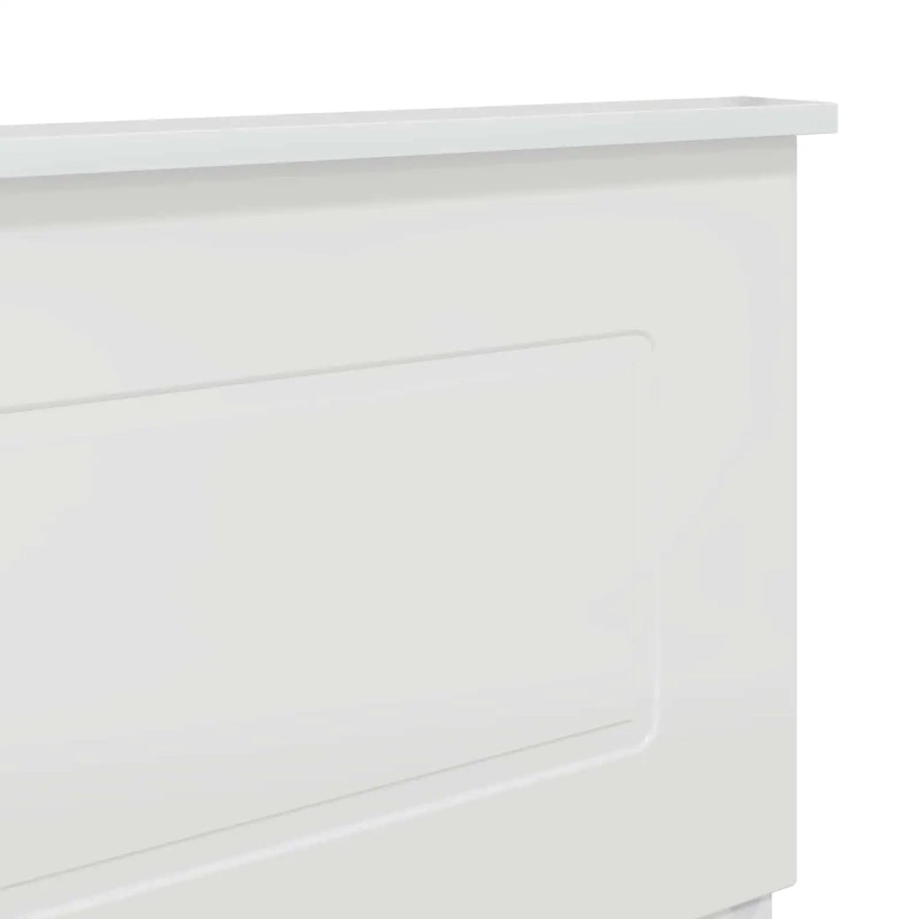 Testiera Bianco Lucido Legno ingegnerizzato 888269