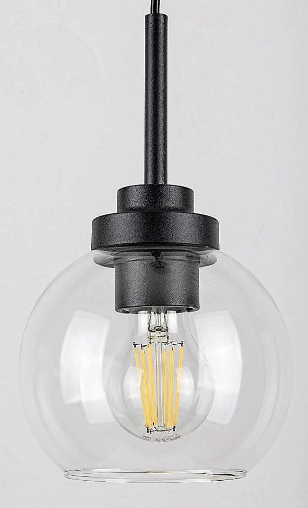 Lampada a sospensione bagno Tirina Rabalux E27 nera IP44