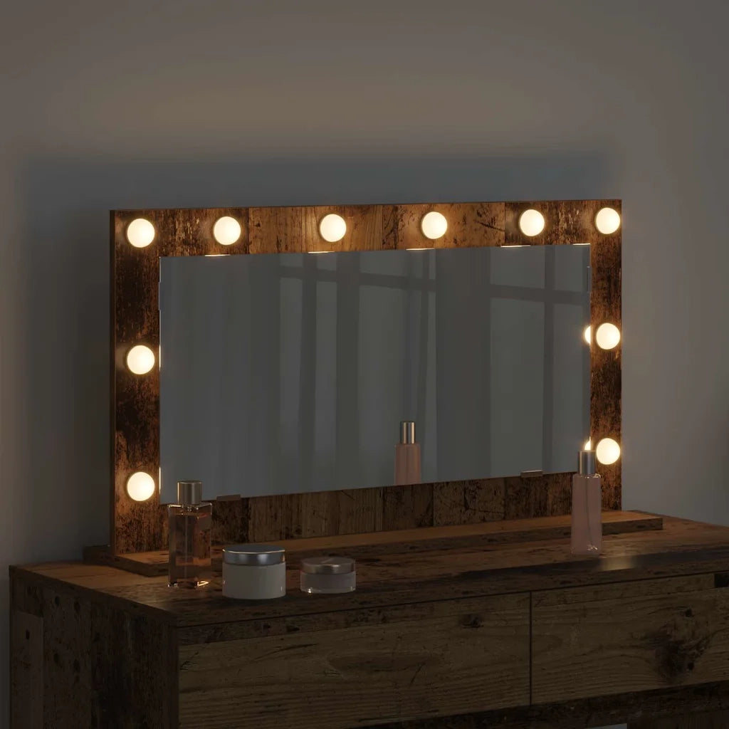 Specchio da Vanit¨¤ Rettangolare Legno vecchio 80 x 45 x 18 cm