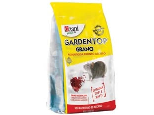 TOPICIDA GARDENTOP GRANO ROSSO- - busta kg.1,5 - 8 pezzi ZAPI
