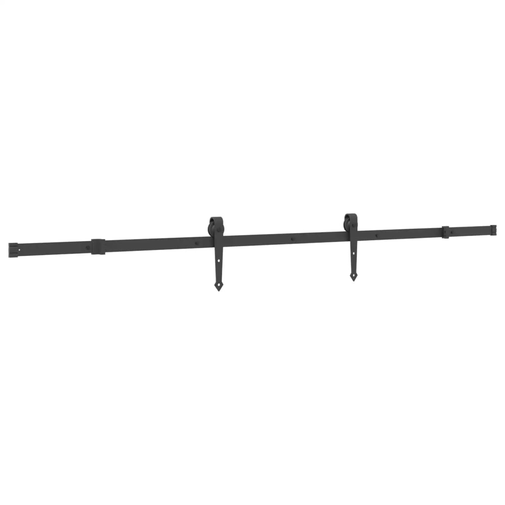 Porta scorrevole NARVIK Naturale e Nero 95 x 210 cm (213,5 cm) 3445393
