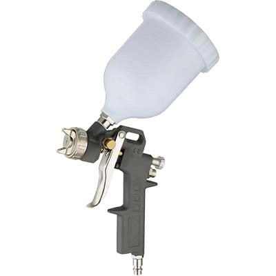 AEROGRAFO AC + SERBATOIO NYLON SUPERIORE EFFE  LT 0,5 UGELLO MM 1,5 ATTACCO RAPIDO