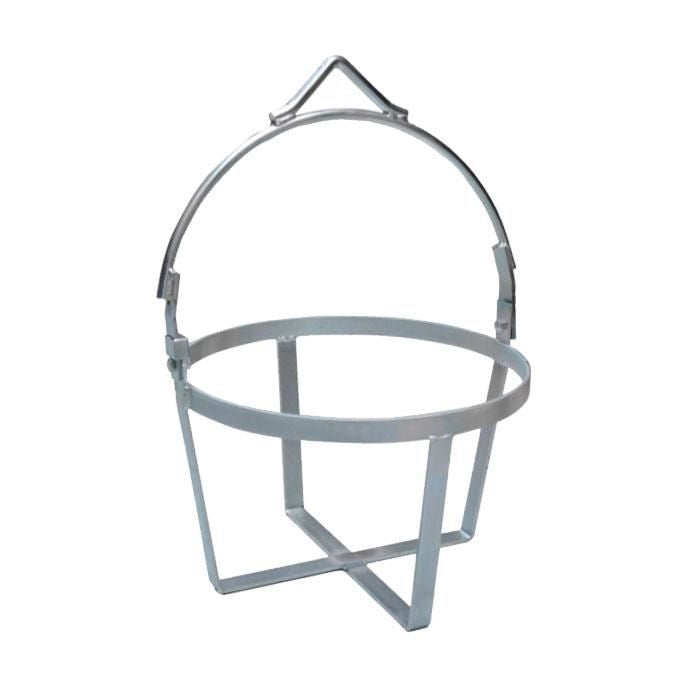 Metal House Gabbia Casse Macerie Acciaio Zincato a Freddo Diametro 47 cm per Mastelloni Tondi 40 L Peso 7 Kg