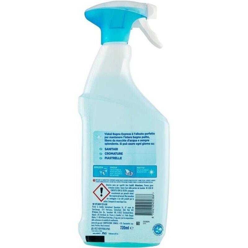 VIAKAL BAGNO EXPRESS FIORE BIANCO DI PRIMAVERA 720 ML SENZA RISCIACQUO
