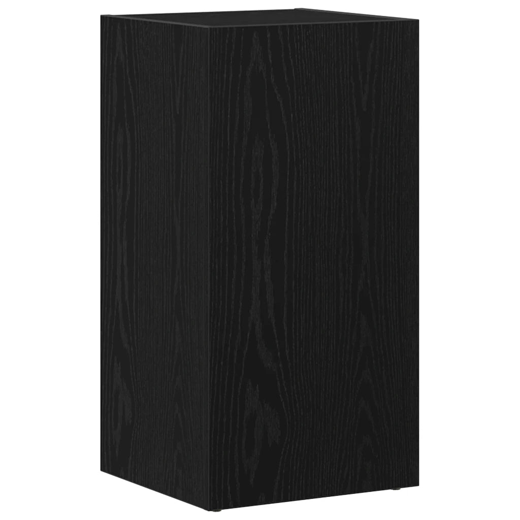 Scatola per Contenitori LP in Rovere Nero 71x34x36cm Truciolato 862401
