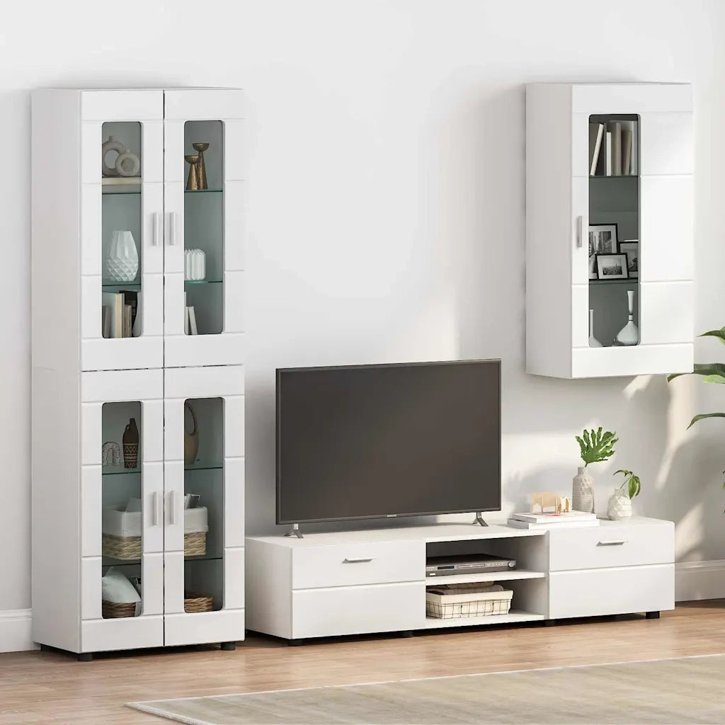 Armadio in Legno Bianco 50 x 29 x 100 cm Legno multistrato CFW9364612