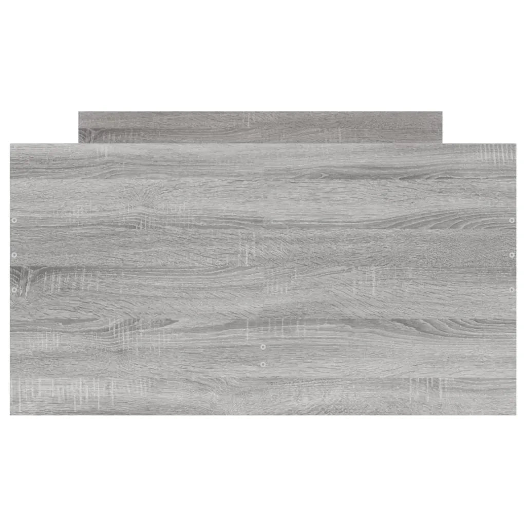 Letto singolo | Letto per adulti | Giroletto con Cassetti Grigio Sonoma 75x190 cm Small Single