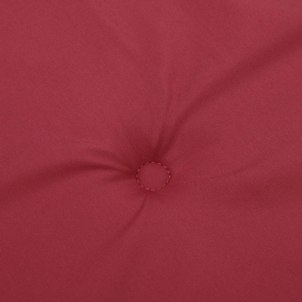 Cuscini Sedia con Schienale Alto 6 pz Rosso Vino Tessuto Oxford 361903