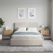 Mobiletto da notte a muro 2 pz Rovere Artigianale 898294
