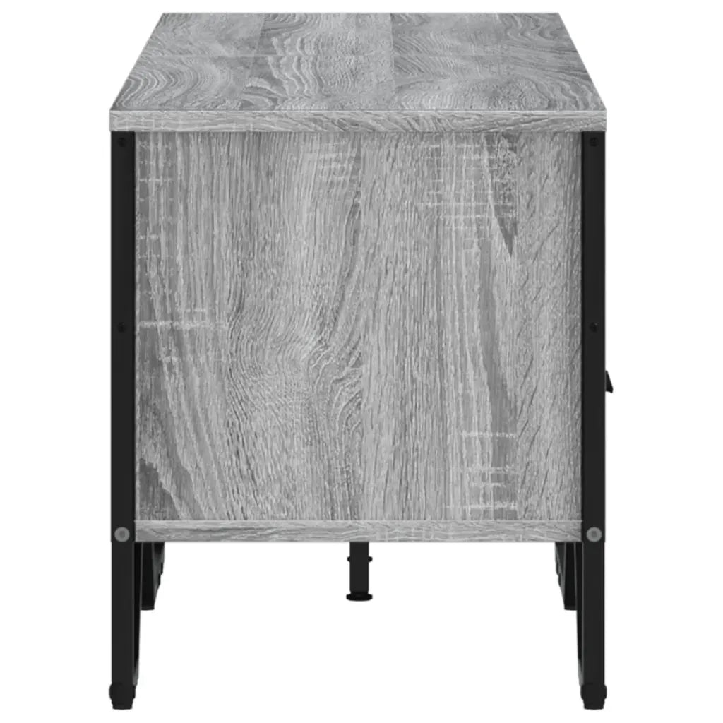 Mobile Porta TV Grigio Sonoma 122x34x41cm in Legno Multistrato 848582
