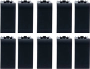 Schaltatore unipolare nero - 10 pezzi