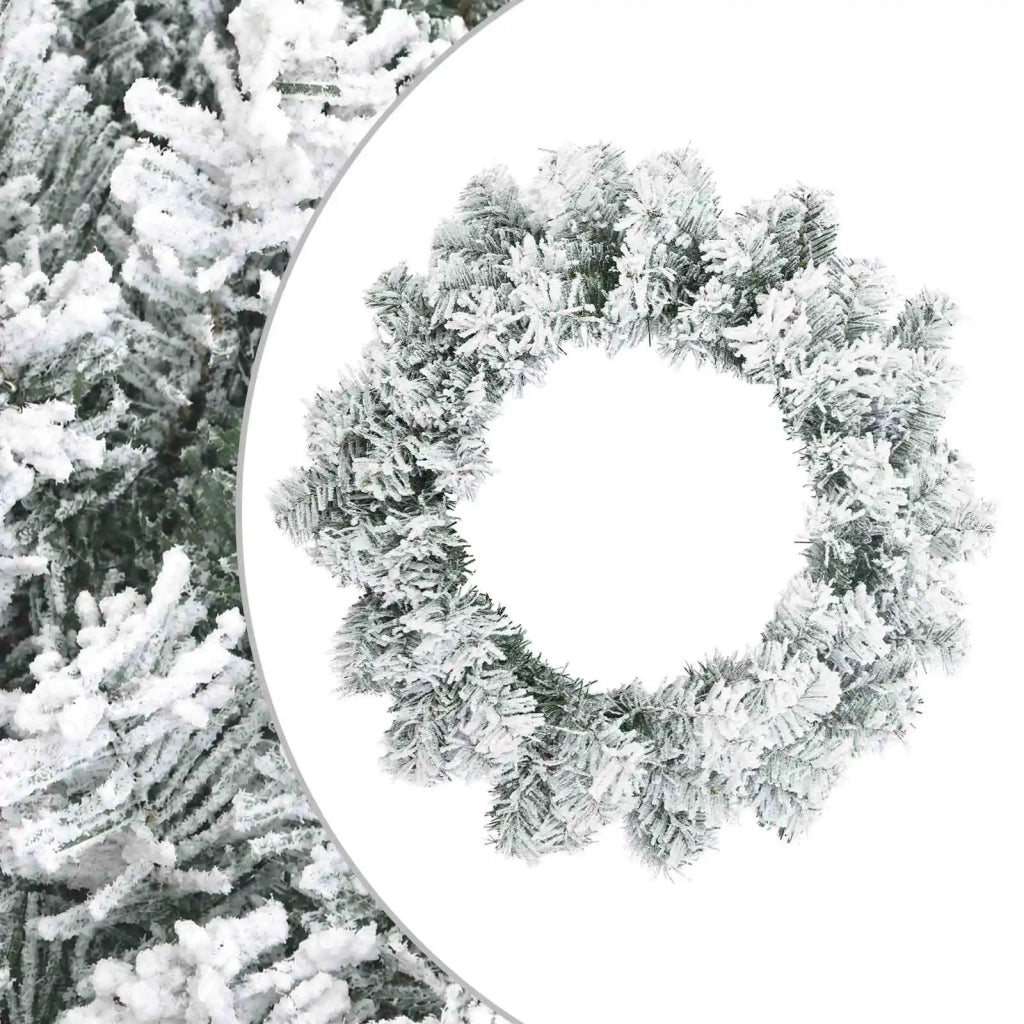 Ghirlanda di Natale Bianco Ø 50 cm PVC 42056961