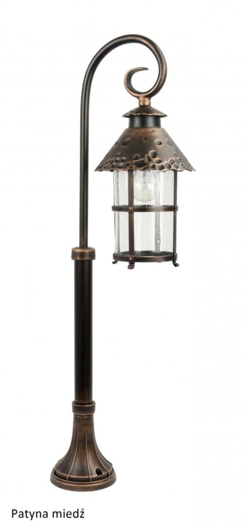 Lampione da esterno retro Toledo 86cm E27 nero IP23
