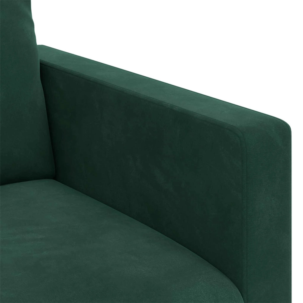 Divano Verde Scuro 78 x 78 x 80 cm Velluto 42024406