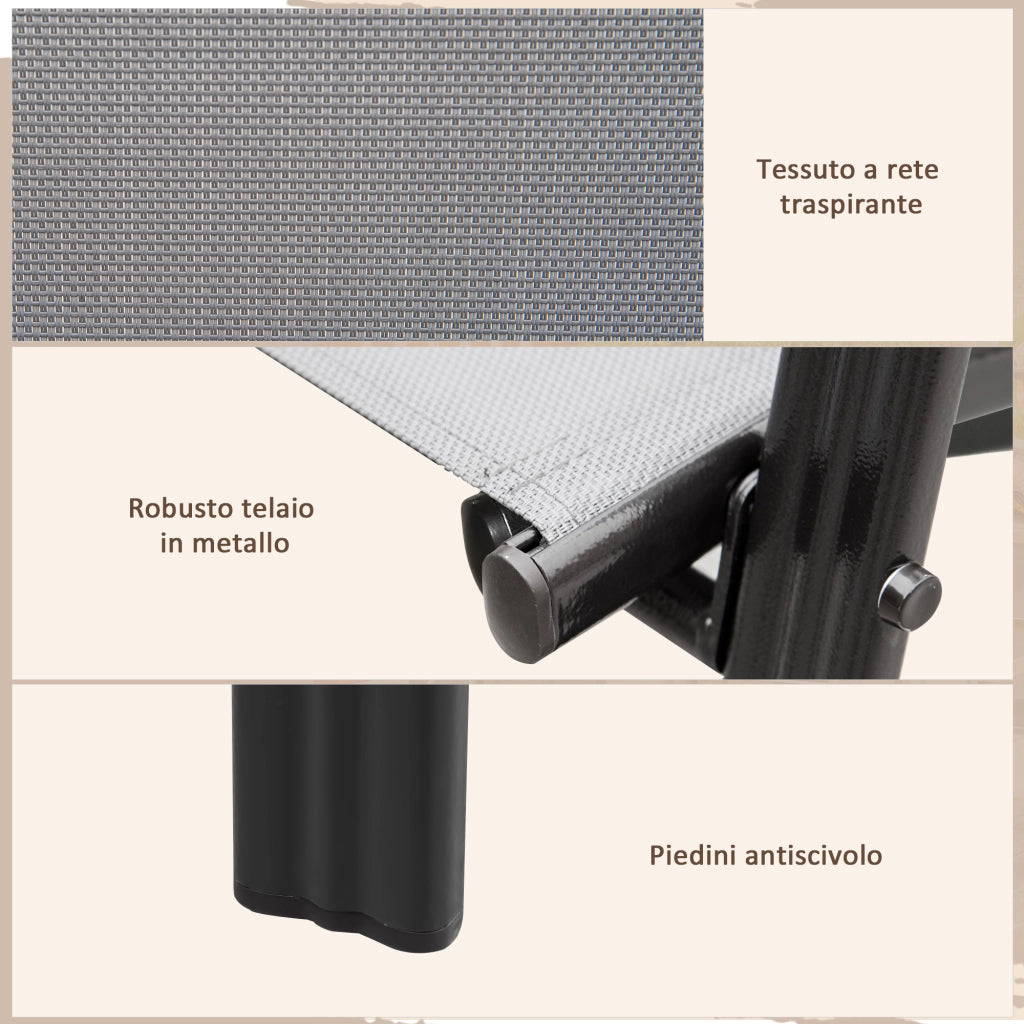 Sedie da Giardino Impilabili ¨C Minimal ¨C Grigio