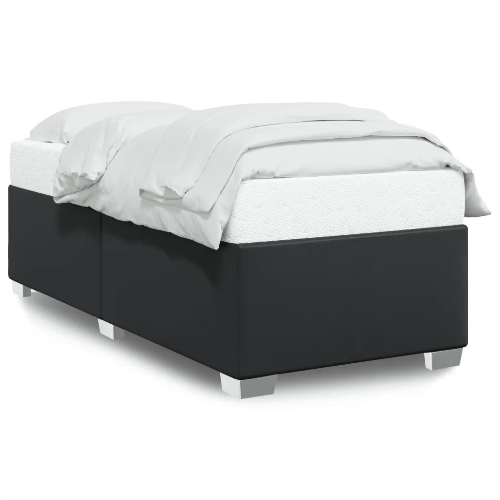 Giroletto-Struttura Letto Nero 80x200 cm in Similpelle 432143