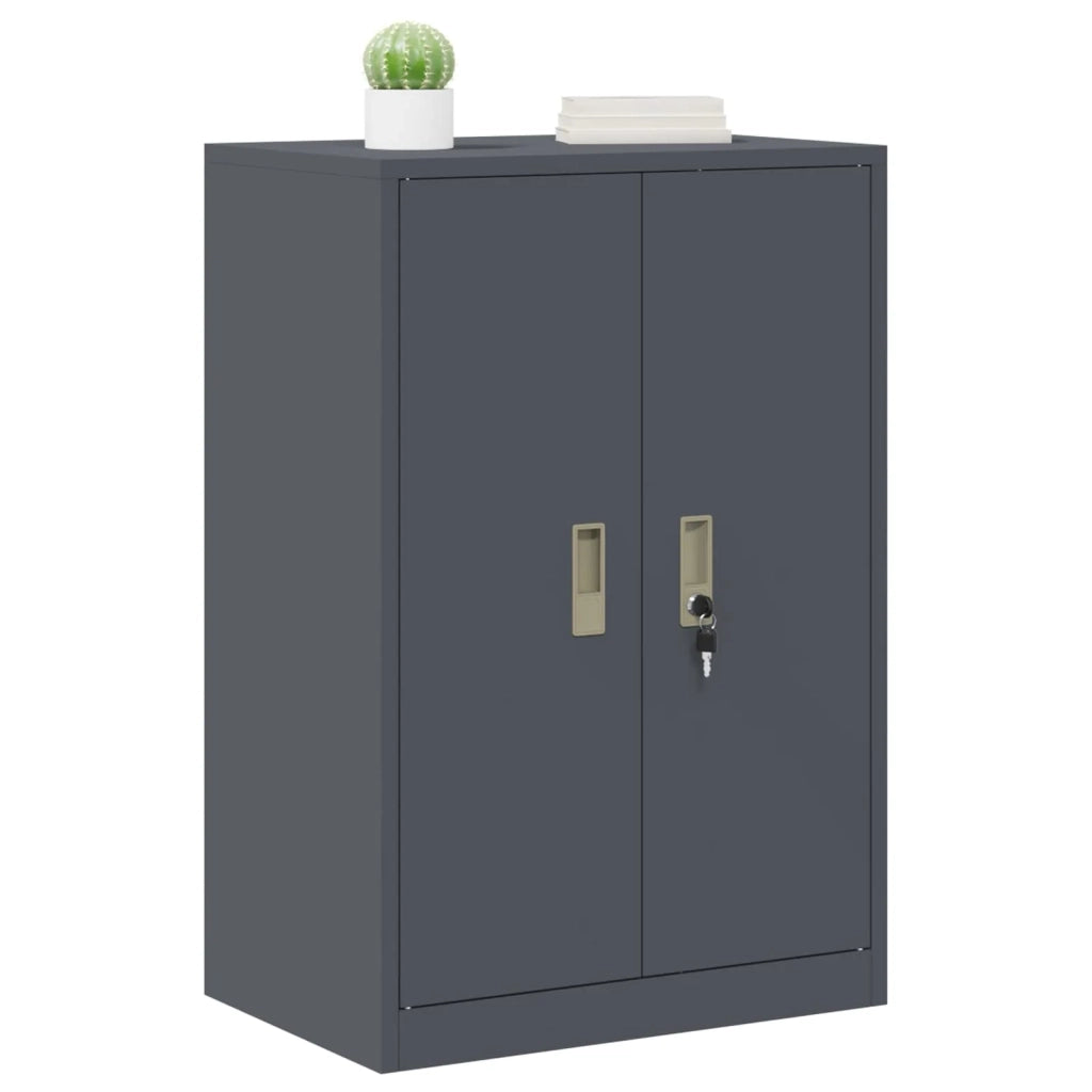 Armadio Antracite 60 x 40 x 90 cm Acciaio