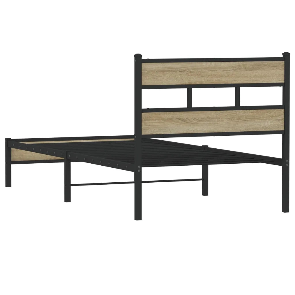 Giroletto senza Materasso Rovere Sonoma 90x190 cm in Truciolato 4017246