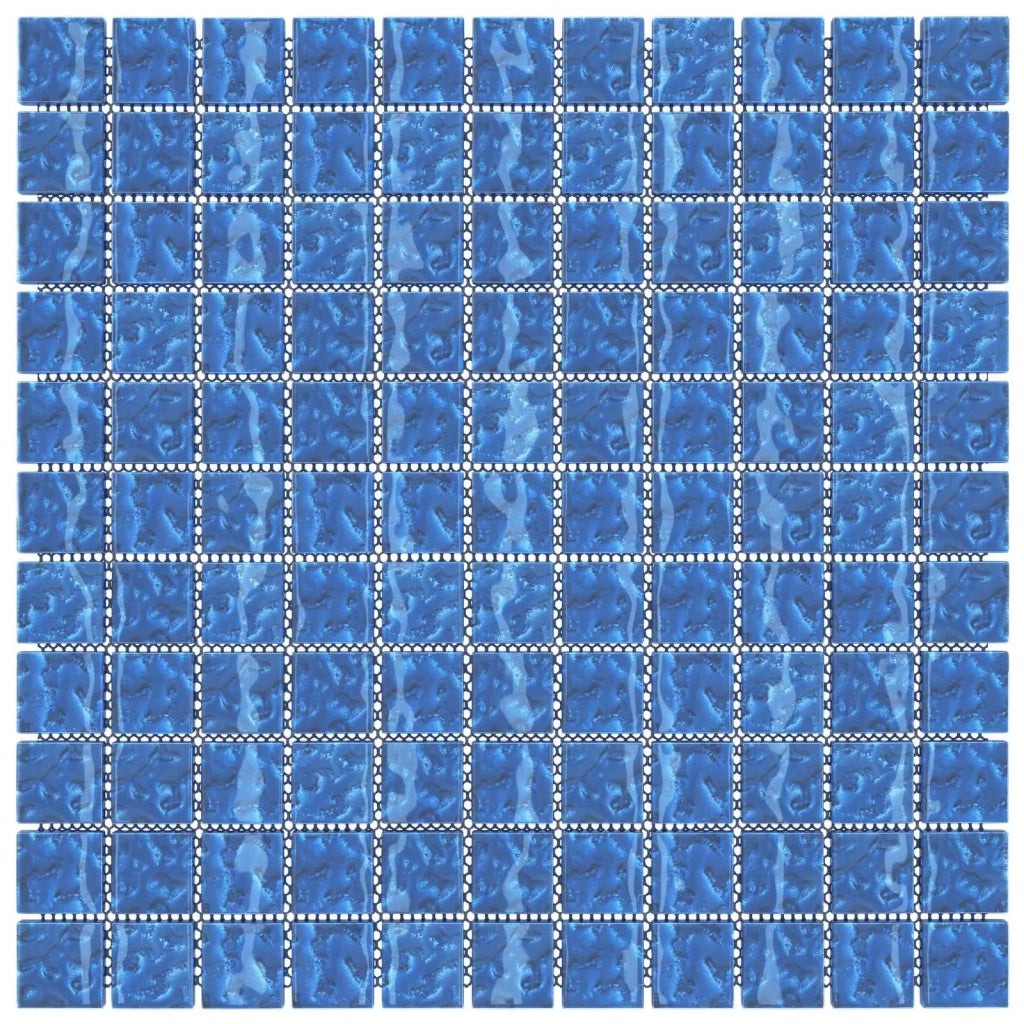 Piastrella Mosaic 11 pcs Blu 50 x 50 cm Vetro 42046762