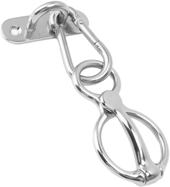 Anello di sicurezza per cavalli - Accessori per cavalli - Addestramento al cavalli - In acciaio inossidabile - Alta qualità - Progetto duraturo