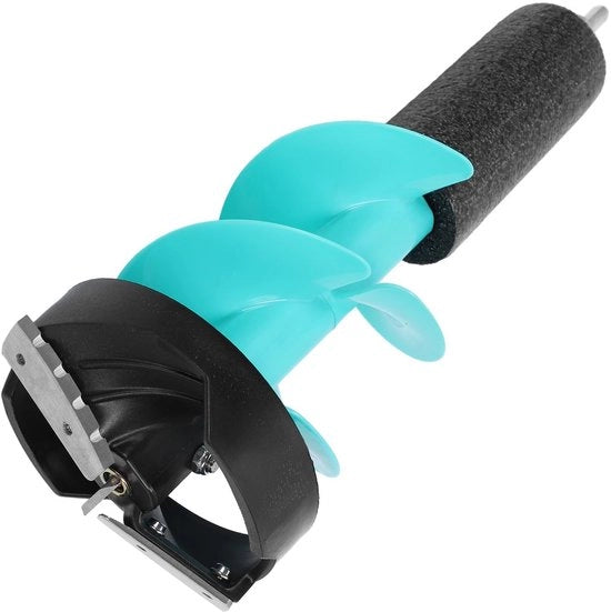 Attrezio per Pesca Elettrica - Ispessatore di Ghiaccio Professionale - Lame Affilate - Resistente all'Uso e Corrosione - Ideale per la Pesca - 15 cm