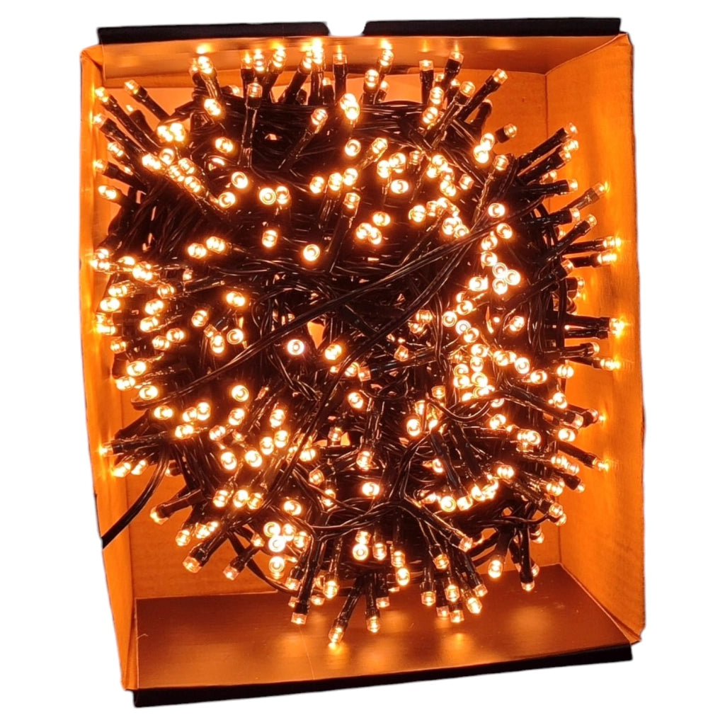 LUCI LED ORO 500 LED 15 MT INTERNO ESTERNO