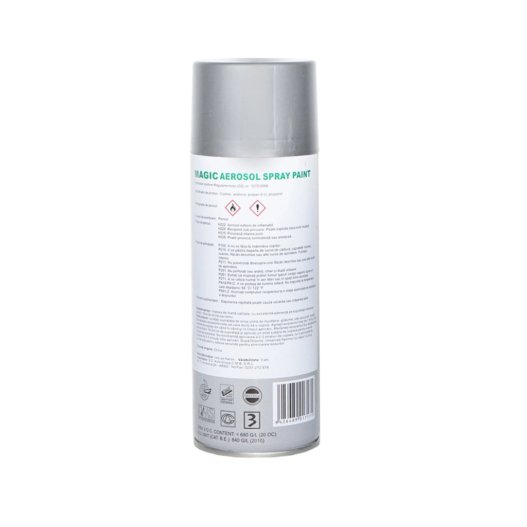 Spray vernice Magic argento 036, 450 ml