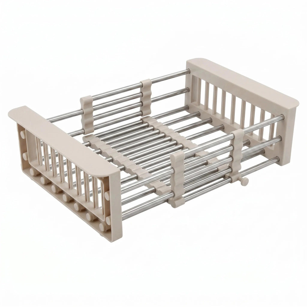 Scolapiatti Telescopico Per Lavello Rea P14487b Beige