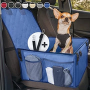 Sedile Auto per Cane - Porta Cane Auto - Blu
