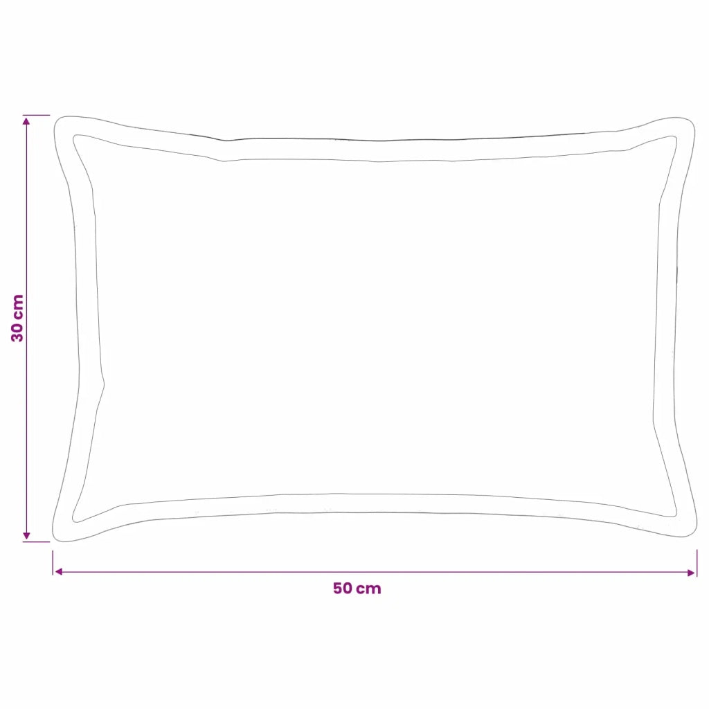 Federa 2 pz HOUTEN Tortora 30 x 50 cm Poliestere 916229